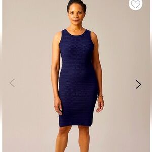 Hudson North rib sleeveless dress. Size large. New with tags. Dark blue.